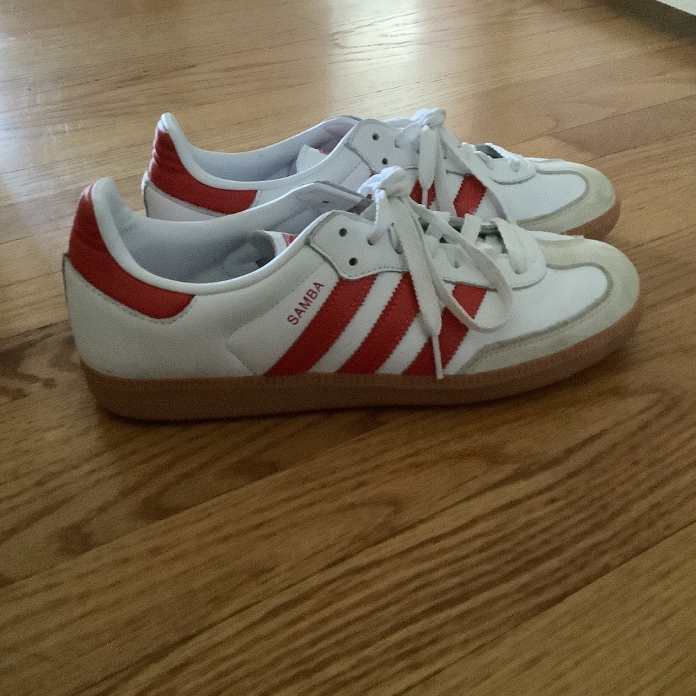 Adidas Red Stripe sambas